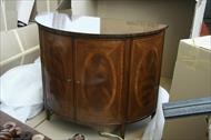 High End Demilune cabinet