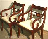 Duncan Phyfe Inlaid Dining Chairs