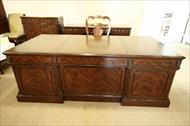High end mahogany executive desk, perfect for the designer home or office.
