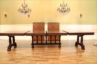 Dining table seats 14 people with 2 leaves