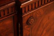 mahogany china cabinet door