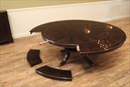 Large expandable dining room table