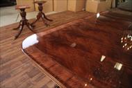Reproduction antique mahogany dining table