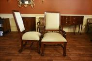 High end mahogany dining chairs