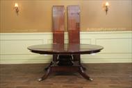 large round dining table with leaves