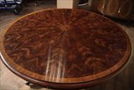 Round antique reproduction dining table