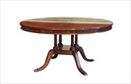 high end antique reproduction dining table