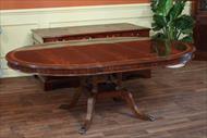 antique reproduction mahogany dining table