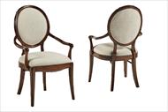 Round back mahogany dining chairs