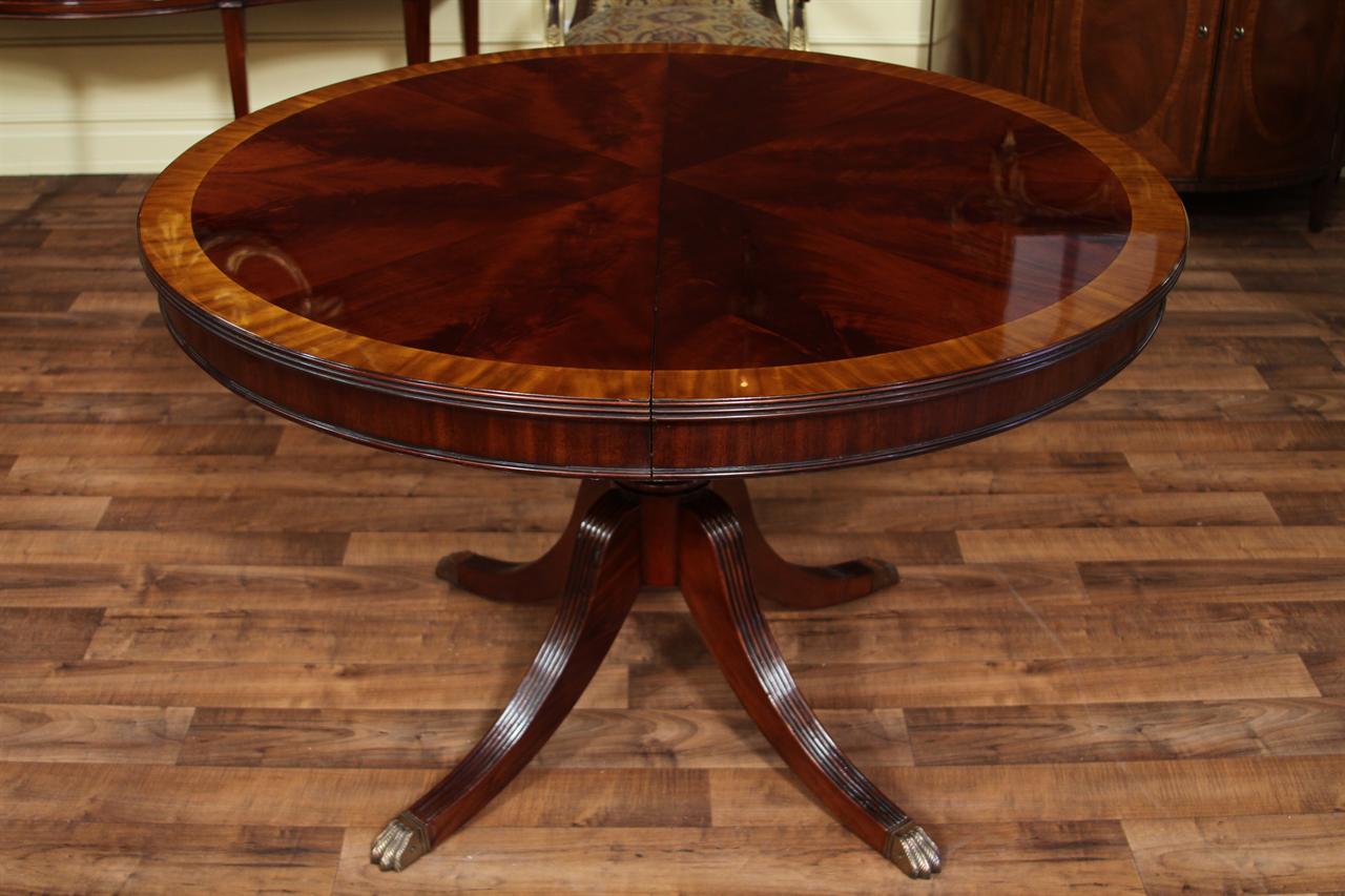48 Inch Round Dining Room Table With Leaf