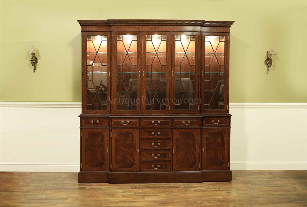 Traditional china cabinet