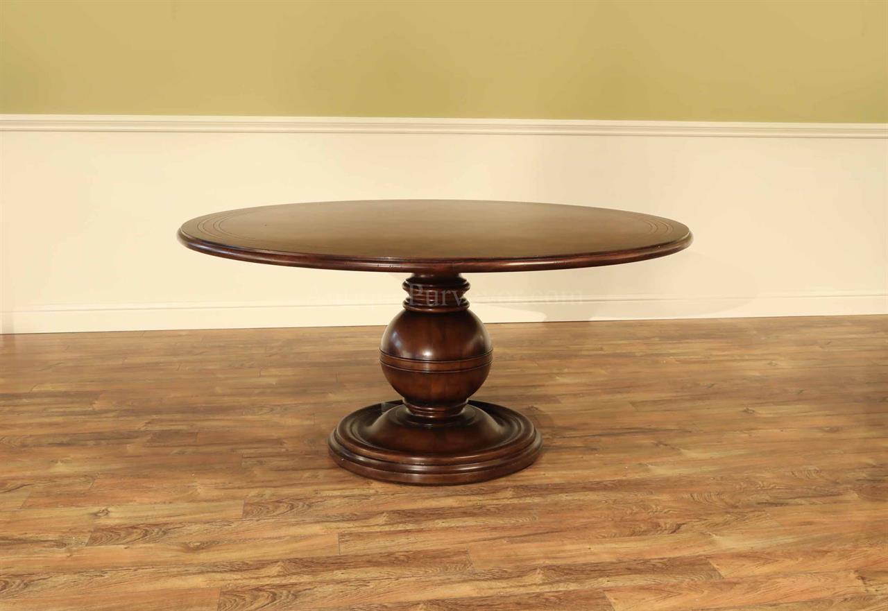 Theodore Alexander 5405-262 64 round mahogany dining table