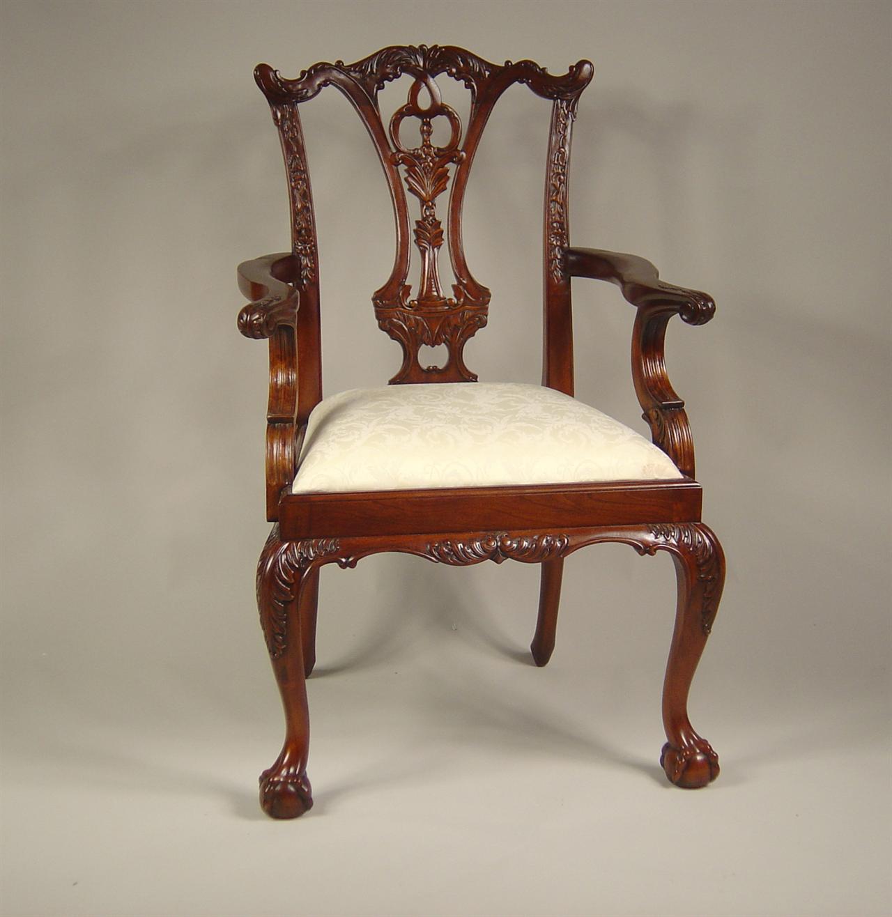 Chippendale Ball Claw18th Solid mahogany Frames Niagra