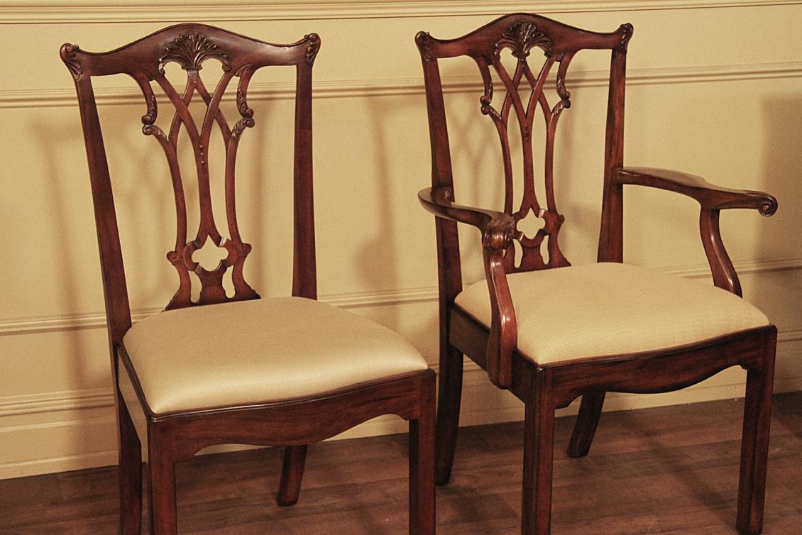 Profile picture of Chippendale straight leg chairs