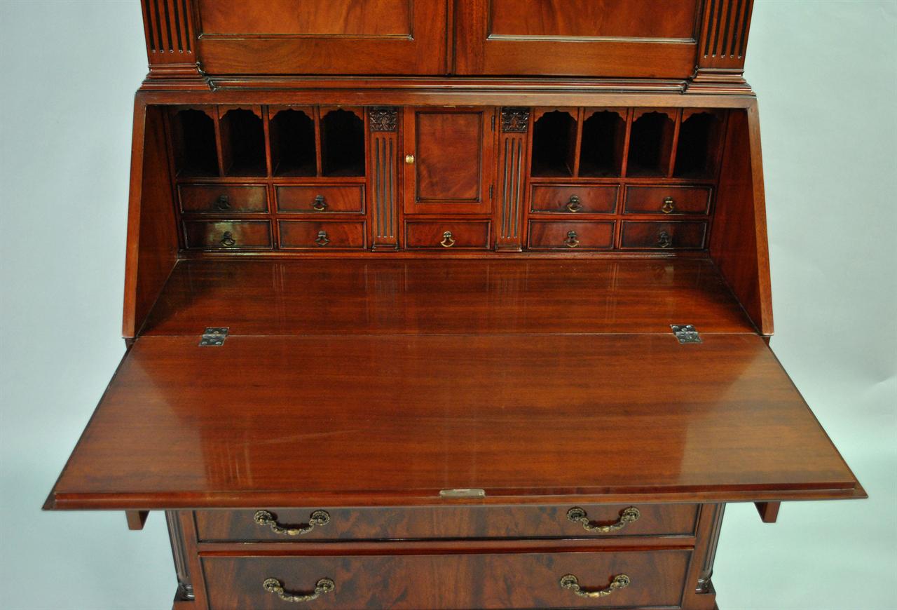 Colonial Secretary Desk, Mahogany Secretary Desk,Antique Styling