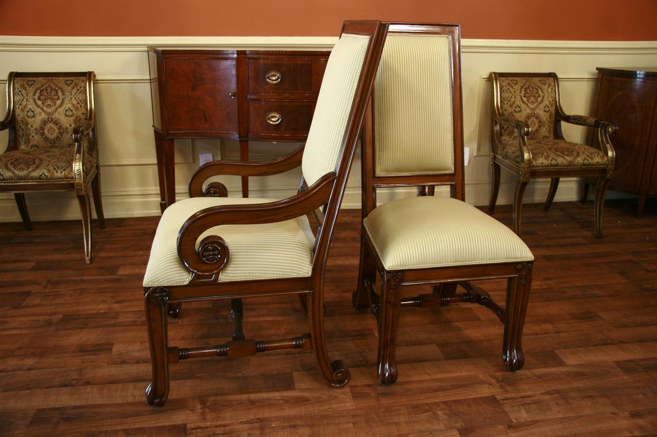 Mahogany Dining Chairs, Upholstered Dining Chairs