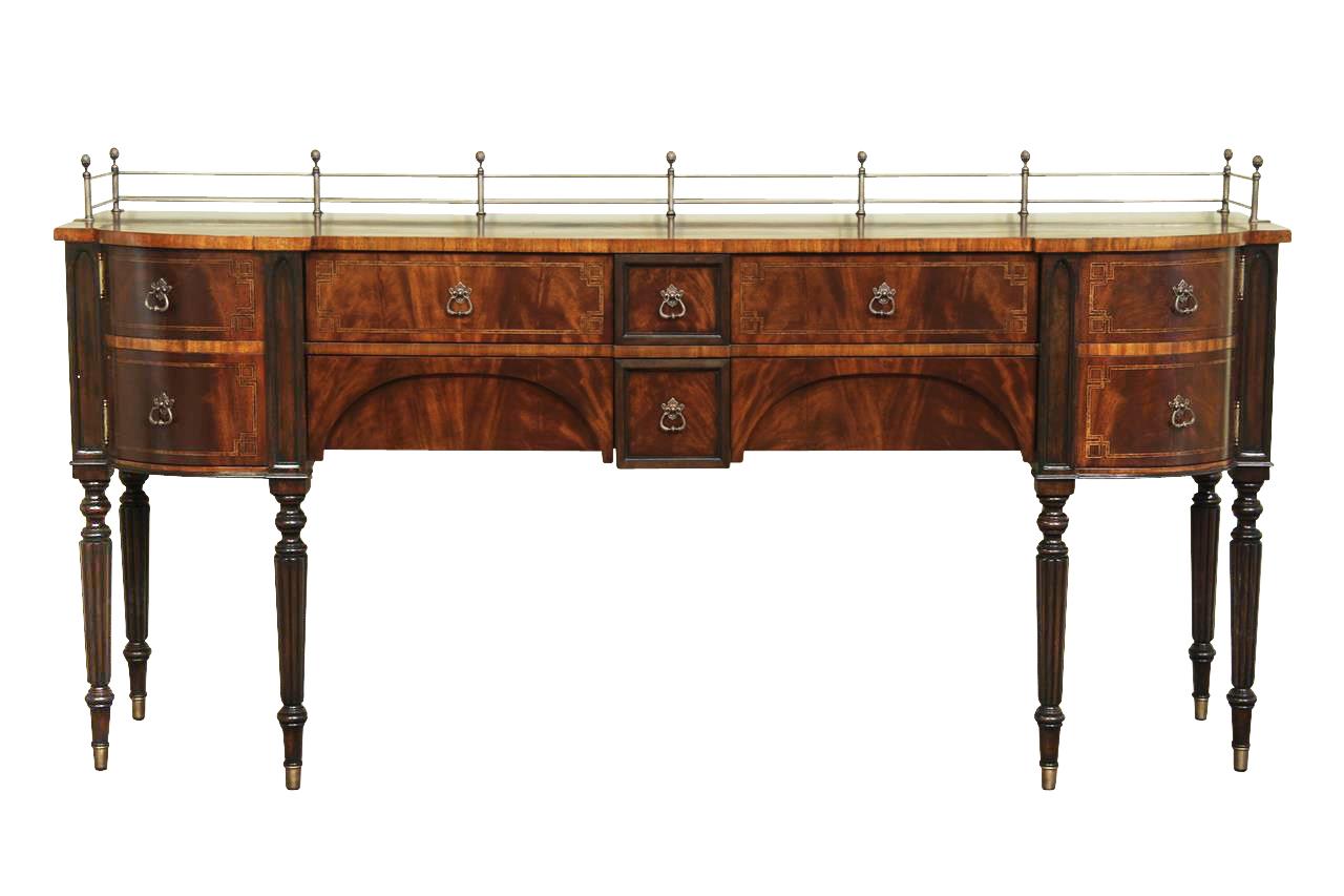 large antique reproduction sideboard