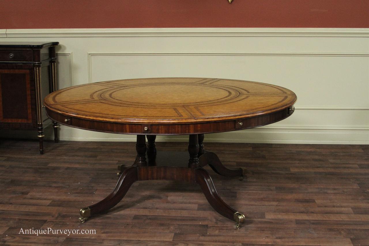 Dining Table: Maitland Smith Round Dining Table