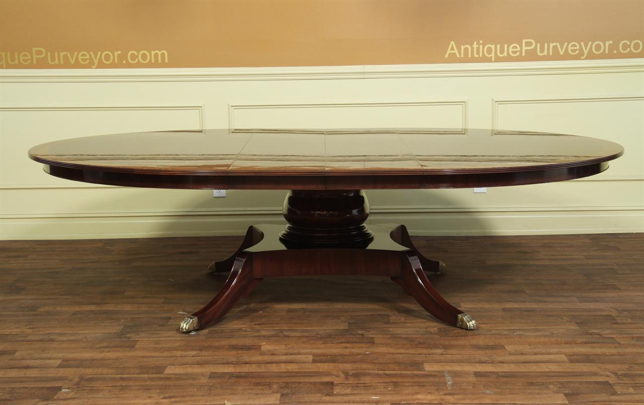 Custom mahogany dining table
