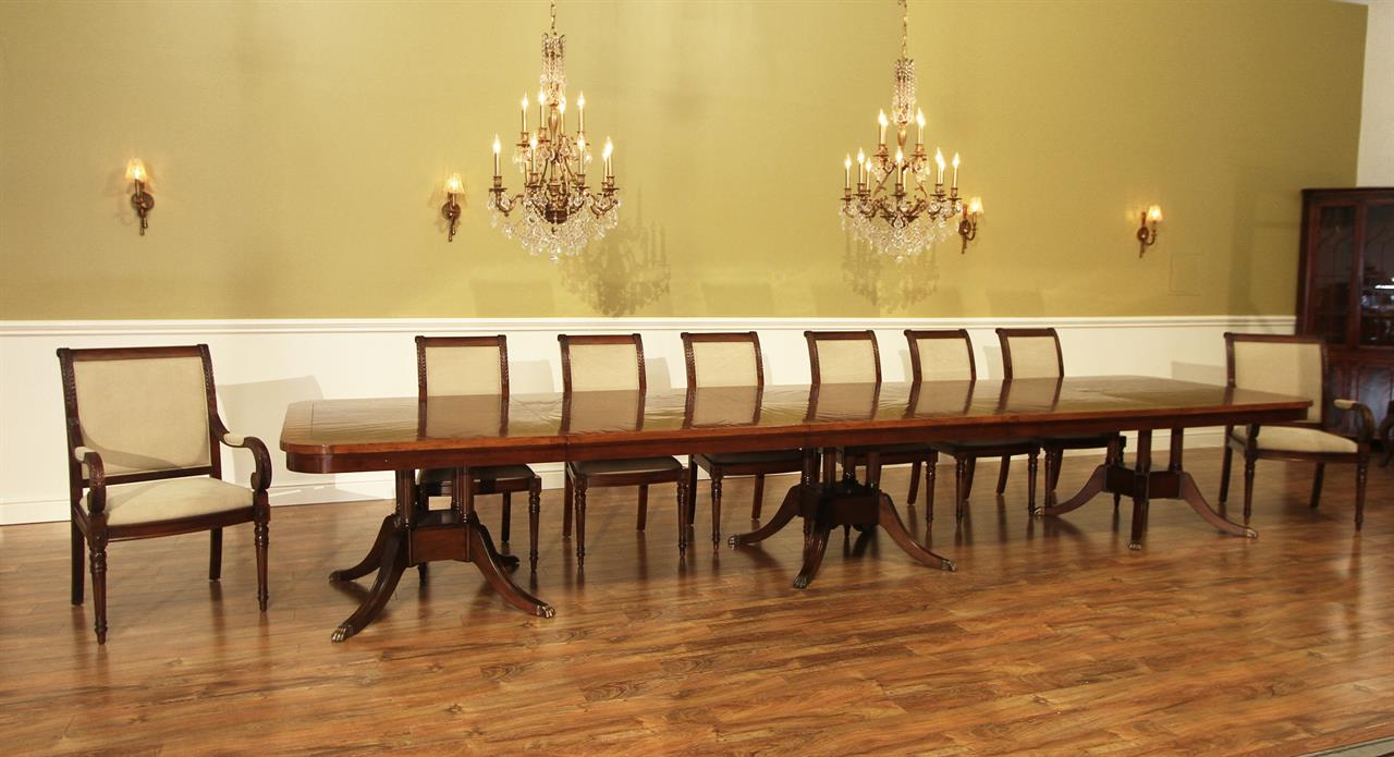 American made 16 foot table for 18-20 people