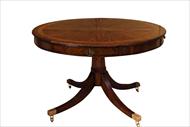 48 round mahogany pedestal table