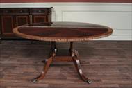 mahogany dining table 60 inch round