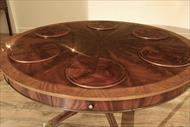 60 inch round mahogany dining table