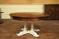 Country jupe table with painted base