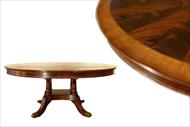 72 inch round mahogany dining table