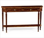 mahogany console table
