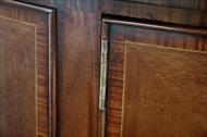Banded doors with choice inlaid mahogany veneers