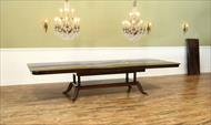 Traditional mahogany dining table made in USA