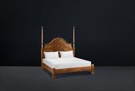 King size poster bed with short poster