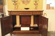 antique reproduction Napolean side cabinet