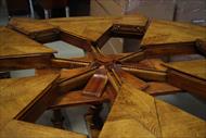 Rustic, solid oak jupe table 