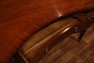 High end oak desk drawers