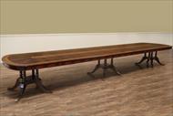16 foot mahogany dining table