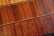 inlaid mahogany dining table