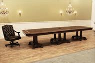 mahogany boardroom table