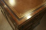 mahogany leather top desk
