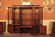 Maitland Smith China cabinet 5731-102 shown with opened doors