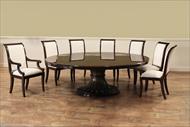 Dark mahogany dining room chairs