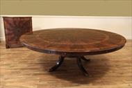 round expandable dining room table