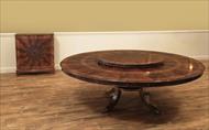 round expanding dining table