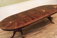 60 inch round mahogany dining table