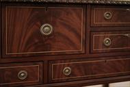 Hepplewhite style mahogany side cabinet