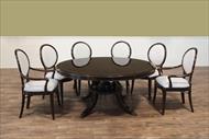 Round back mahogany dining room chairs