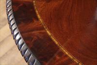 Mahogany wood oval dining table