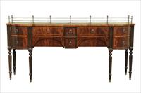large antique reproduction sideboard