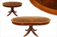 small round mahogany breakfast table